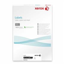 Etikett Xerox for laser og ink-jet 70 x 25 mm. 33 etiketter pr ark (100) 